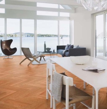 Boen Prestige Herringbone Cherry Matt Lacquer