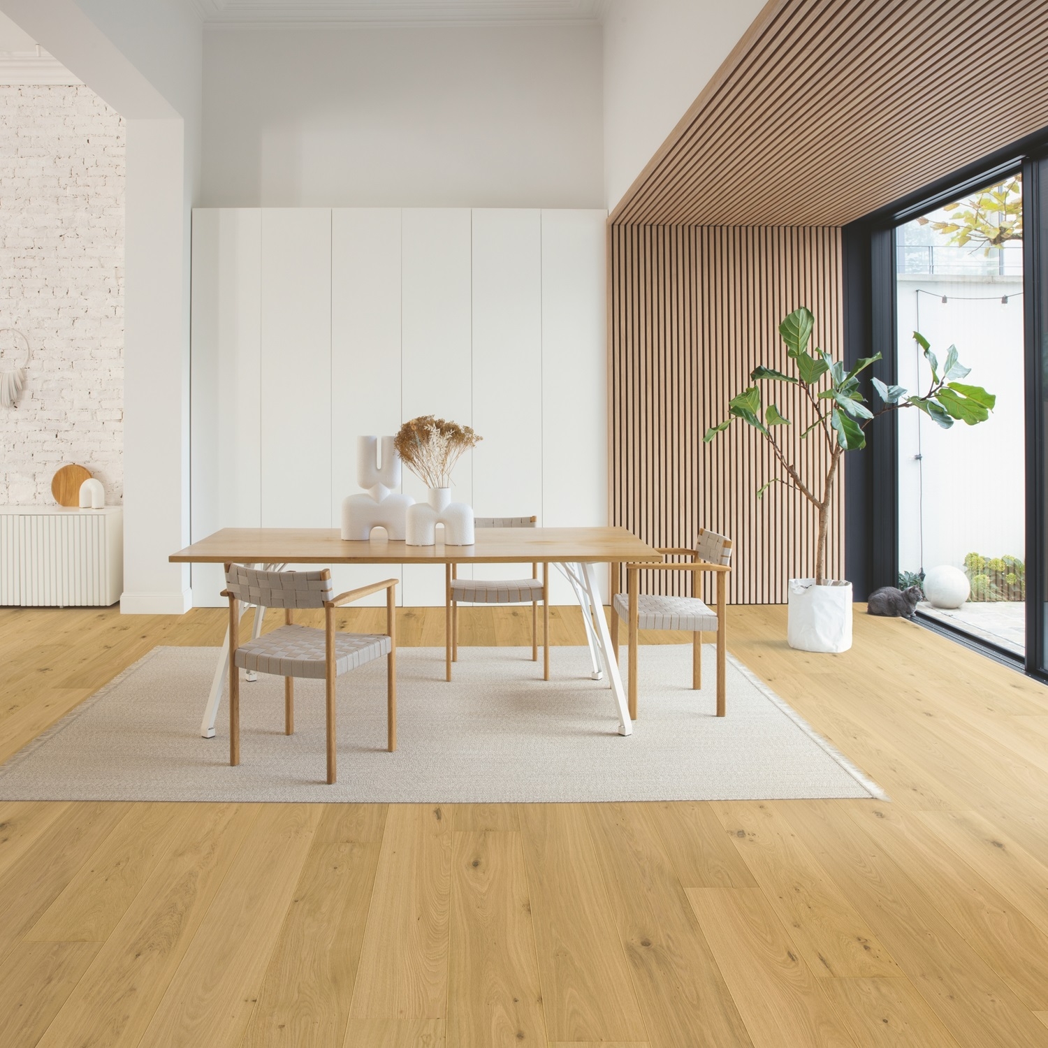 Quick-Step Cala Pure Oak 220mm Extra Wide Wood Flooring