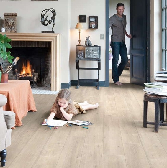 Quickstep Impressive Saw Cut Oak Beige
