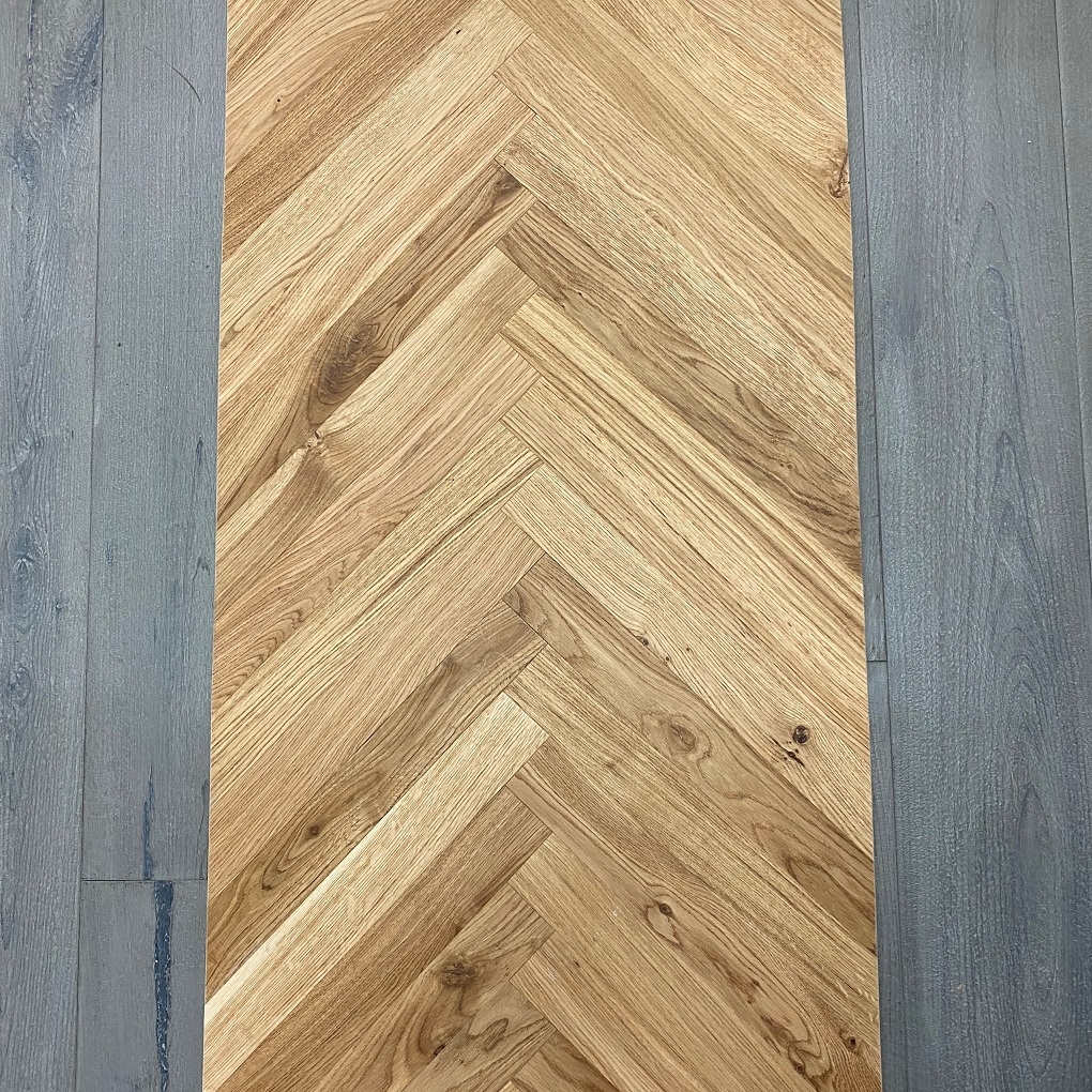 Woodland Classics Skinny Matt Lacquer Brushed Herringbone