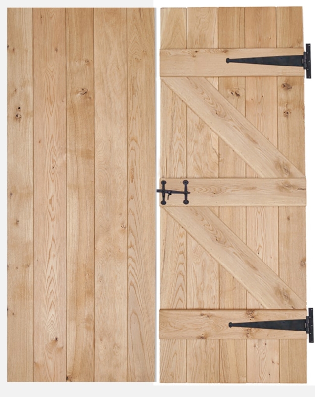 Ledge and Brace Door