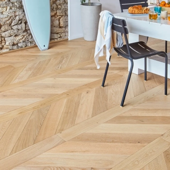 Panaget Authentic Bois Flotte French Oak Chevron Flooring 12 x 139mm