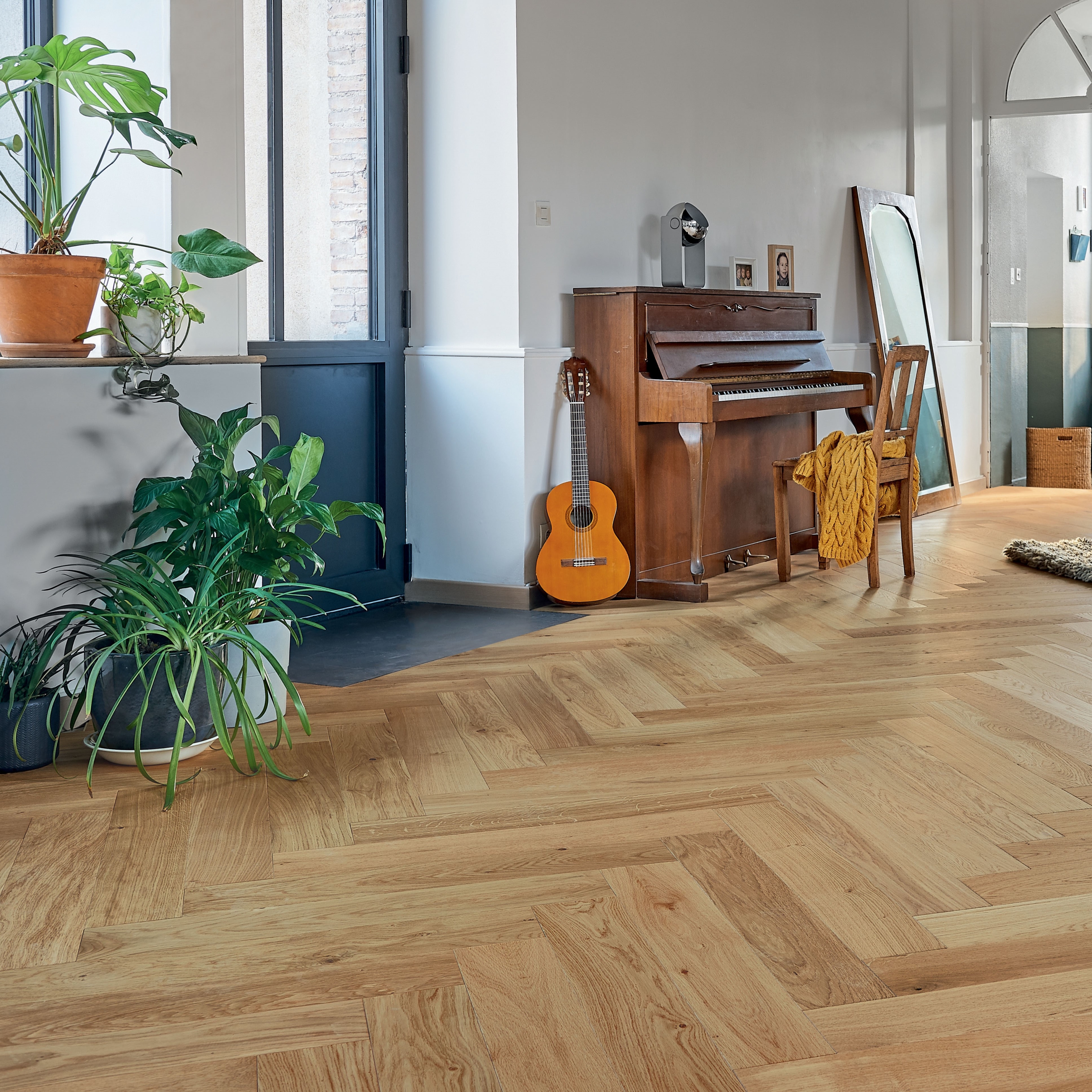 Woodland Authentic French Oak Toulon Herringbone 139mm